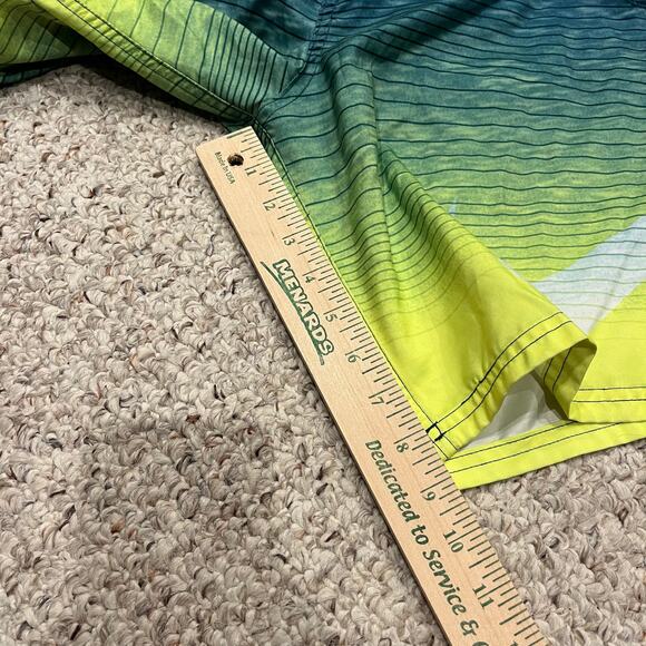 Nike Fade Men's Swim Shorts Sz S Blue Yellow Beach Summer - Picture 4 of 5